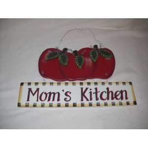   Kitchen Wooden Wall Sign with Apples Country Decor