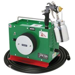  Series 835 3 Stage Turbine with a 7500QT HVLP Siphon Feed Spray Gun