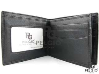  New Genuine Stingray Skin Leather Mens Wallet Black Stingray Design