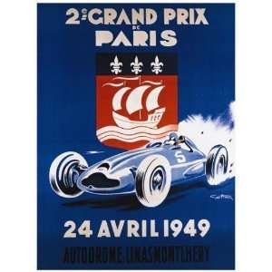  Geo Ham   Grand Prix De Paris 24 Avril 1949 Canvas