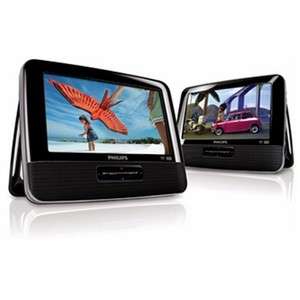 Philips PD7016 7 LCD Dual Screen Portable DVD Player 609585189355 