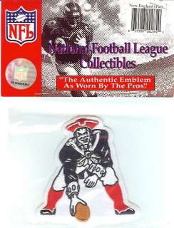NEW ENGLAND PATRIOTS PAT THE PATRIOT PATCH LICENSED  