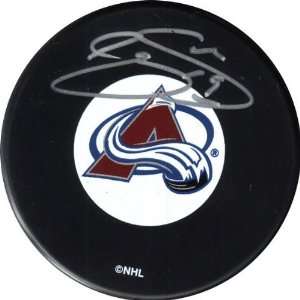 Joe Sakic Colorado Avalanche Autographed Hockey Puck