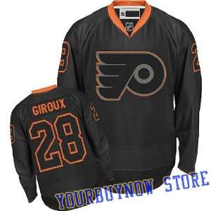  Gear   Claude Giroux #28 Philadelphia Flyers Black Ice Jersey Hockey 