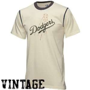  Majestic L.A. Dodgers Natural Winner Fashion Vintage T 