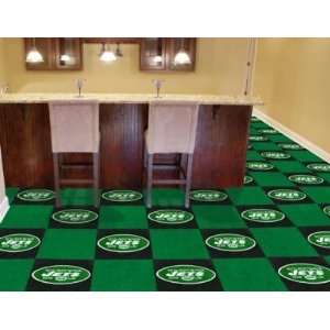  New York Jets 20 Pack Of 18in Area/Sports/Game Room Carpet 