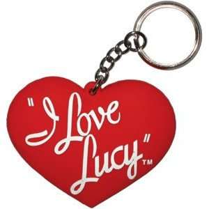 Love Lucy Rubber Keychain