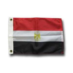  Egypt   12 x 18 Nylon Flag Patio, Lawn & Garden