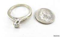 42ctw Genuine Princess Cut DIAMOND Engagement Ring   14k White Gold 