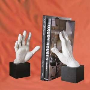 Vitruvian Grasping Hands Bookend 