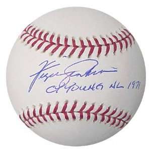  Fergie Jenkins Autographed Baseball with Cy Young NL 1971 