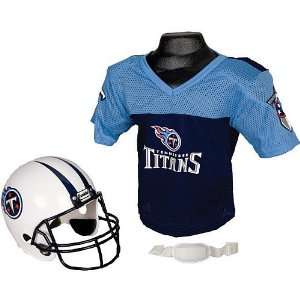  Franklin Tennessee Titans Boys Helmet & Jersey Set One 