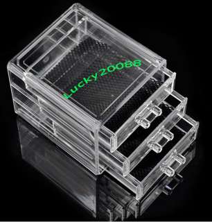   Drawers Jewelry Cosmetic Organizer Case Chest Storage Cube#05 Gift