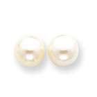 Freshwater Pearl Button Earrings  