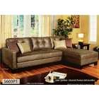 Best Quality 2 pc tan silver premium soft microfiber sectional sofa 