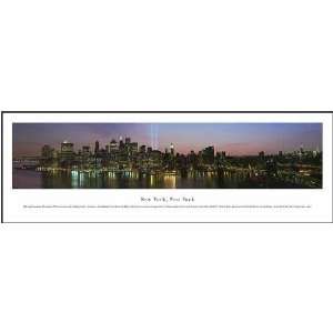 New York, New York   Series 10 Panoramic View Framed Print  