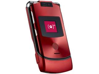 NEW Unlocked MOTOROLA RAZR V3XX 3G GSM Cell Phone RED 0890552606078 