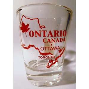  Ontario Canada (9 in Series of 13) Shot Glass. Collect 
