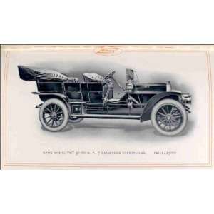 Reprint Knox Model M 50 60 h.p., 7 passenger Touring car. Price, $ 