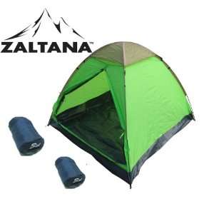  3 PERSON TENT WITH 3LB SLEEPING BAG SET