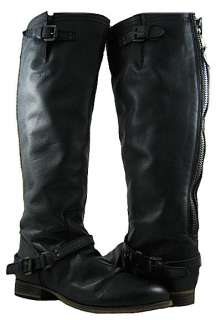 NEW Steve Madden Womens Rovvee Black Leat High Boots US Sizes  