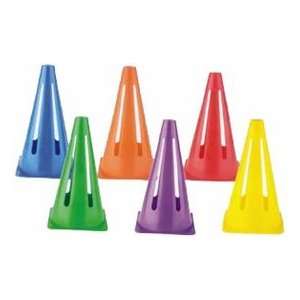   Colored Cones Safety Cones, Set of 6   Sports Sports Cones   Set