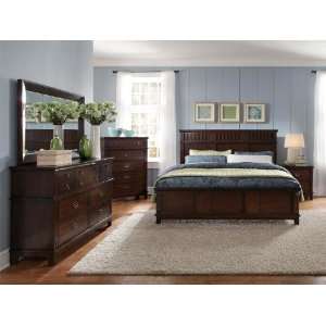  Standard Furniture Sonoma Panel Bedroom Set in Dark Brown 