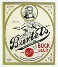 Bartels Brewing BARTELS BOCK BEER label PA 12oz