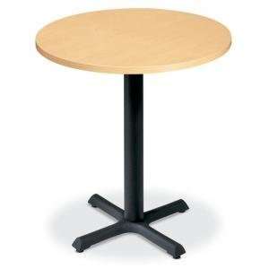  HON Round Hospitality Table with X Foot Base, Matching 