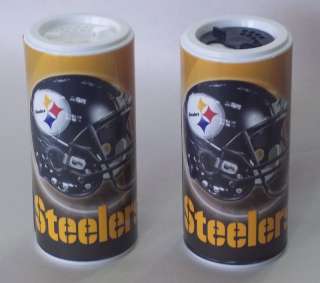 Pittsburgh Steelers Salt and Pepper Shakers 686377505296  