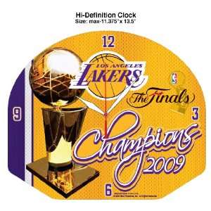  Lakers Champions Clock   High Definition Style