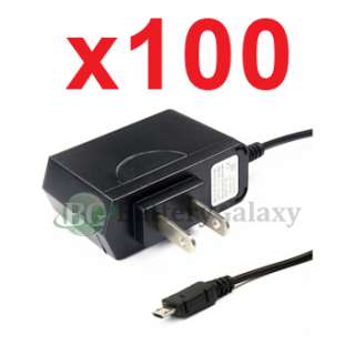100x Micro USB Battery Home AC Charger For Cell Phone  