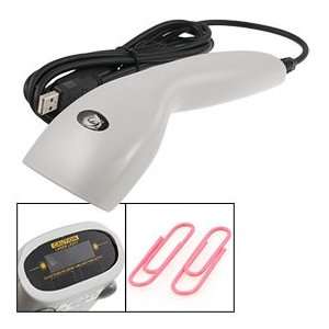  Gray Plastic Shell Handheld Wired USB Laser Barcode 