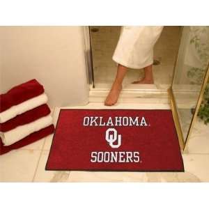 Oklahoma OU Sooners All Star Welcome/Bath Mat Rug 34X45  