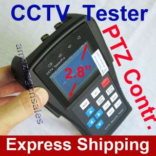 inch LCD Monitor CCTV Security Tester Camera Video PTZ RS485 Test 
