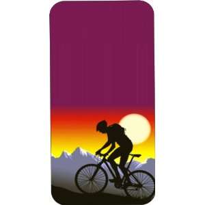   Colorful Bicyclist iPhone Case for iPhone 4 or 4s from any carrier