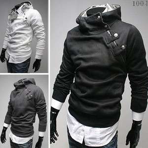 NEW Mens Slim Sexy Top Designed Hoody Jacket Coat 106  