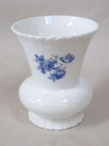 Coalport Bone China Divinity Blue 4 Vase Made in England  