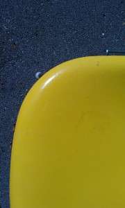 Set of 4 Herman Miller Eames Fiberglass Yellow Shell Chairs  