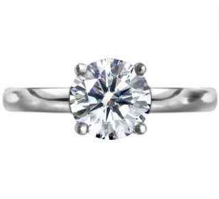 ROUND CUT SOLITAIRE CZ 925 STERLING SILVER ENGAGEMENT RING BRAND NEW 