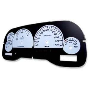   Image White Gauge Face with Blue Numerals for 1997   2000 Dodge Dakota