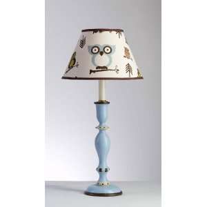  Blue Mod Owl Lamp