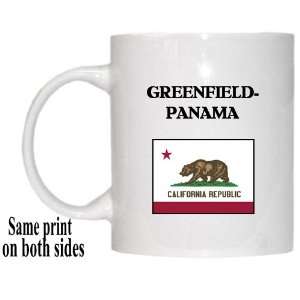  US State Flag   GREENFIELD PANAMA, California (CA) Mug 