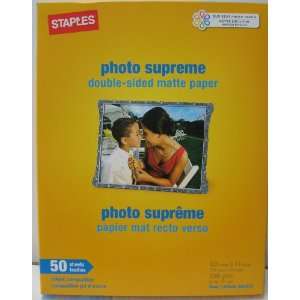  Photo Supreme Double Sided Matte Paper   50 sheets 