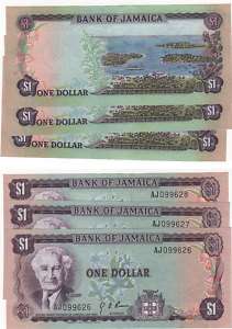 JAMAICA $1 L.1960 SIR ALEXANDER BUSTAMANTE HIGH GRADE  