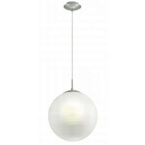  Milagro Collection 1 Light 12 Silver Pendant Light 90009A 