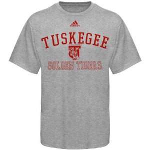 adidas Tuskegee Golden Tigers Ash Practice T shirt Sports 