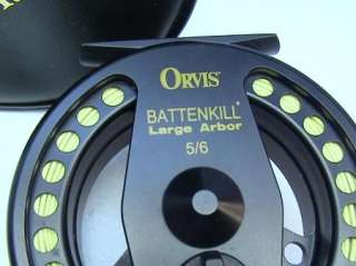 ORVIS BattenKill Large Arbor 5/6 Fly Fishing Reel with Case  