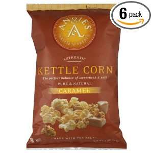 Angie?s Kettle Corn, Caramel, 6 Ounce Grocery & Gourmet Food