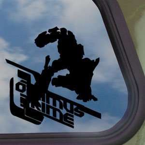   Black Decal Optimus Prime Truck Window Sticker